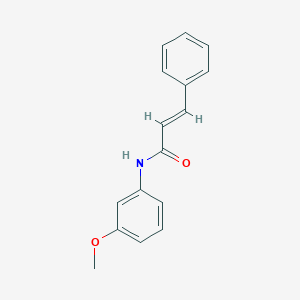 molecular formula C16H15NO2 B018740 N-(3-甲氧基苯基)肉桂酰胺 CAS No. 127033-74-3
