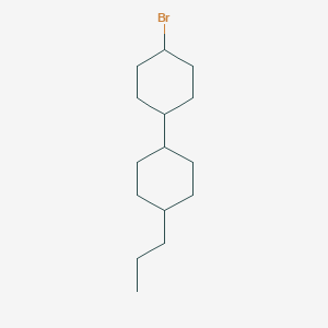 molecular formula C15H27Br B187402 1-Bromo-4-(4-propylcyclohexyl)cyclohexane CAS No. 124440-88-6