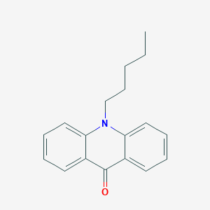 molecular formula C18H19NO B187405 10-Pentyl-10H-acridin-9-one CAS No. 73302-52-0