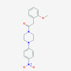 2-(2-Methoxyphenyl)-1-[4-(4-nitrophenyl)piperazin-1-yl]ethanone