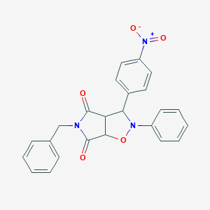 5-benzyl-3-(4-nitrophenyl)-2-phenyldihydro-2H-pyrrolo[3,4-d][1,2]oxazole-4,6(3H,5H)-dione
