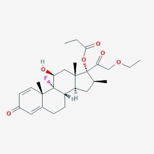 molecular formula C27H37FO6 B187417 Betamethasone 17-Propionate 21-Ethoxide CAS No. 123013-29-6