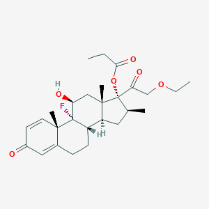 (11beta,16beta)-21-Ethoxy-9-fluoro-11-hydroxy-16-methyl-3,20-dioxopregna-1,4-dien-17-yl propanoate