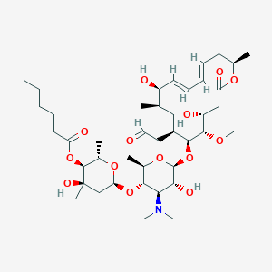 molecular formula C41H69NO14 B018742 Leucomycin A13 CAS No. 78897-52-6