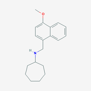 N-[(4-methoxynaphthalen-1-yl)methyl]cycloheptanamine