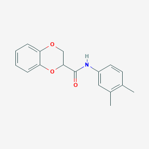 N-(3,4-dimethylphenyl)-2,3-dihydro-1,4-benzodioxine-2-carboxamide