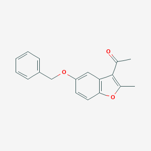 1-[5-(Benzyloxy)-2-methyl-1-benzofuran-3-yl]ethanone