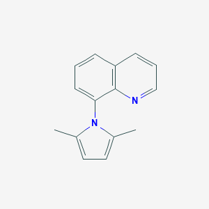 molecular formula C15H14N2 B187449 8-(2,5-Dimethyl-pyrrol-1-yl)-quinoline CAS No. 32668-78-3