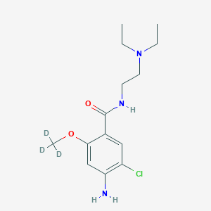 molecular formula C14H22ClN3O2 B018745 甲氧氯普胺-d3 CAS No. 1216522-89-2