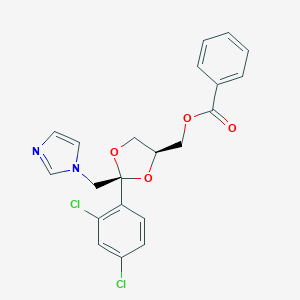 cis-2-(2,4-Dichlorophenyl)-2-(1H-imidazol-1-ylmethyl)-1,3-dioxolane-4-ylmethyl benzoate