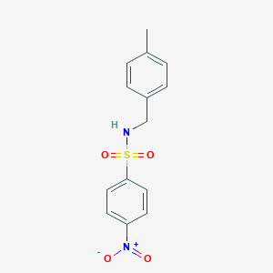 molecular formula C14H14N2O4S B187462 N-(4-methylbenzyl)-4-nitrobenzenesulfonamide CAS No. 5523-88-6