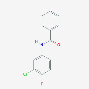 molecular formula C13H9ClFNO B187465 N-(3-Chloro-4-fluorophenyl)benzamide CAS No. 64141-28-2