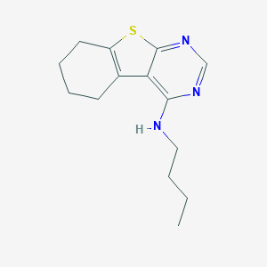 molecular formula C14H19N3S B187489 N-butyl-5,6,7,8-tetrahydro-[1]benzothiolo[2,3-d]pyrimidin-4-amine CAS No. 5113-89-3