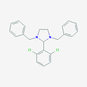 molecular formula C23H22Cl2N2 B187493 1,3-Dibenzyl-2-(2,6-dichlorophenyl)imidazolidine CAS No. 307340-16-5