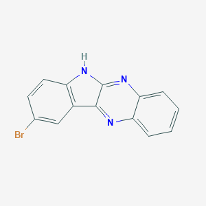molecular formula C14H8BrN3 B187515 9-Bromo-6H-indolo[2,3-b]quinoxaline CAS No. 57743-36-9