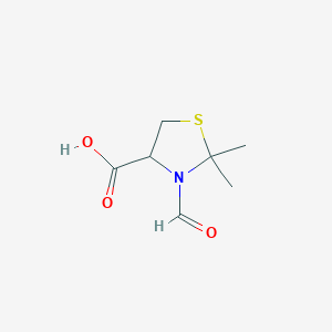 molecular formula C7H11NO3S B187516 3-Formyl-2,2-dimethylthiazolidine-4-carboxylic acid CAS No. 55234-18-9