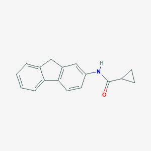 molecular formula C17H15NO B187518 N-(9H-fluoren-2-yl)cyclopropanecarboxamide CAS No. 60550-88-1