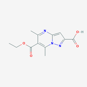 5,7-Dimethyl-pyrazolo[1,5-a]pyrimidine-2,6-dicarboxylic acid 6-ethyl ester