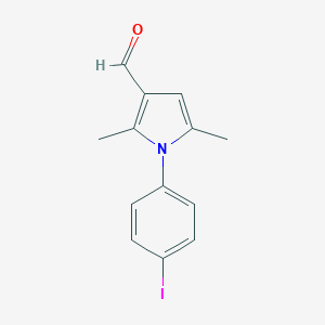 1-(4-iodophenyl)-2,5-dimethyl-1H-pyrrole-3-carbaldehyde