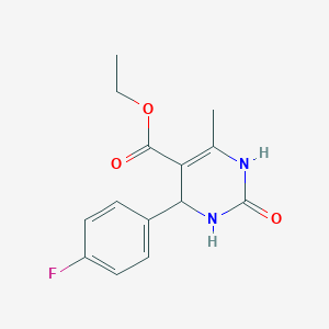 Ethyl 4-(4-fluorophenyl)-6-methyl-2-oxo-1,2,3,4-tetrahydropyrimidine-5-carboxylate