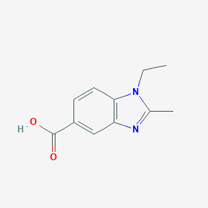 molecular formula C11H12N2O2 B187552 1-Ethyl-2-methyl-1H-benzoimidazole-5-carboxylic acid CAS No. 2788-73-0
