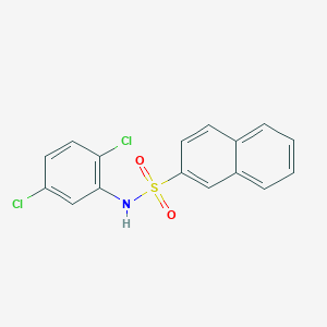 molecular formula C16H11Cl2NO2S B187554 N-(2,5-dichlorophenyl)naphthalene-2-sulfonamide CAS No. 5335-47-7