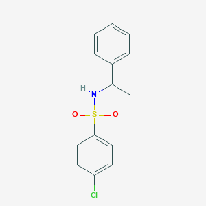 molecular formula C14H14ClNO2S B187557 4-chloro-N-(1-phenylethyl)benzenesulfonamide CAS No. 66898-13-3