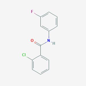 molecular formula C13H9ClFNO B187569 2-chloro-N-(3-fluorophenyl)benzamide CAS No. 64922-35-6