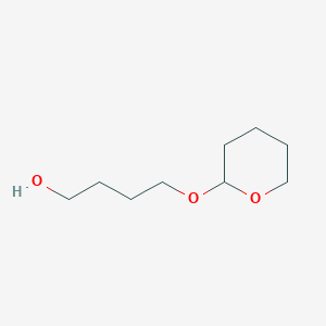 molecular formula C9H18O3 B018757 4-(Tetrahydro-2H-pyran-2-yloxy)-1-butanol CAS No. 51326-51-3