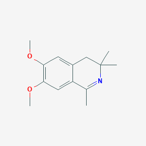 molecular formula C14H19NO2 B187570 6,7-Dimethoxy-1,3,3-trimethyl-3,4-dihydroisoquinoline CAS No. 121064-15-1