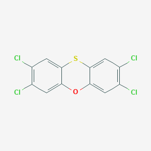 molecular formula C12H4Cl4OS B187572 2,3,7,8-Tetrachlorophenoxathiine CAS No. 56348-76-6
