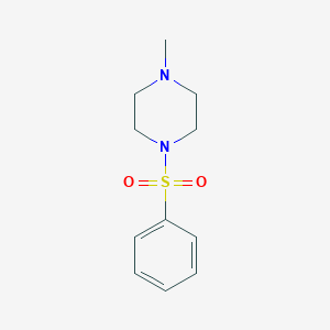 molecular formula C11H16N2O2S B187574 1-Methyl-4-(phenylsulfonyl)piperazine CAS No. 66739-87-5