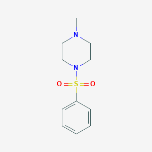 molecular formula C11H16N2O2S B187574 1-Benzenesulfonyl-4-methyl-piperazine CAS No. 66739-87-5
