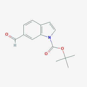 molecular formula C14H15NO3 B187575 Tert-butyl 6-formyl-1H-indole-1-carboxylate CAS No. 127956-28-9