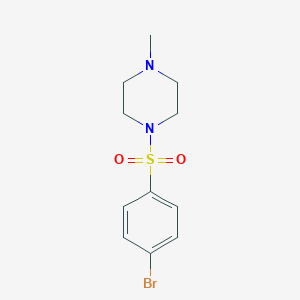 molecular formula C11H15BrN2O2S B187578 1-(4-Bromophenylsulfonyl)-4-methylpiperazine CAS No. 837-12-7