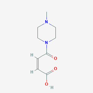 molecular formula C9H14N2O3 B187582 cis-4-(4-Methyl-piperazin-1-yl)-4-oxo-but-2-enoic acid CAS No. 42574-70-9