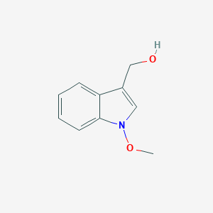 molecular formula C10H11NO2 B187588 1H-Indole-3-methanol, 1-methoxy- CAS No. 110139-35-0