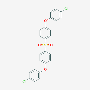 molecular formula C24H16Cl2O4S B187590 Bis[4-(4-chlorophenoxy)phenyl] sulfone CAS No. 78278-96-3