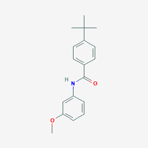 molecular formula C18H21NO2 B187600 4-tert-butyl-N-(3-methoxyphenyl)benzamide CAS No. 5331-94-2