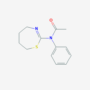 Acetamide, N-phenyl-N-(4,5,6,7-tetrahydro-1,3-thiazepin-2-yl)-