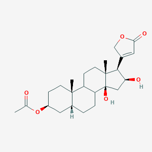 molecular formula C25H36O6 B187608 gitoxigenin 3-acetate CAS No. 1059-21-8