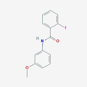 molecular formula C14H12INO2 B187609 2-iodo-N-(3-methoxyphenyl)benzamide CAS No. 36684-48-7
