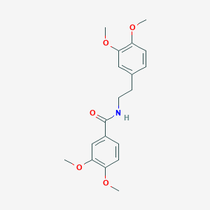 molecular formula C19H23NO5 B187623 N-(3,4-diMethoxyphenethyl)-3,4-diMethoxybenzaMide CAS No. 102011-15-4