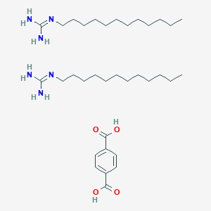 molecular formula C34H64N6O4 B018763 Dodecylguanidine terephthalate CAS No. 19727-17-4