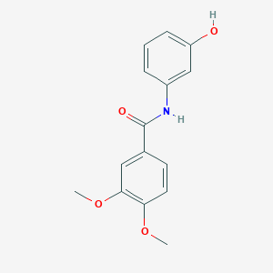 N-(3-hydroxyphenyl)-3,4-dimethoxybenzamide
