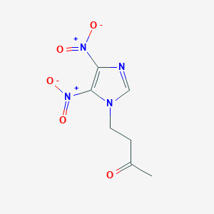 molecular formula C7H8N4O5 B187640 4-(4,5-Dinitroimidazol-1-yl)butan-2-one CAS No. 330965-06-5