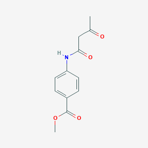 molecular formula C12H13NO4 B187643 Methyl 4-(3-oxobutanamido)benzoate CAS No. 67093-75-8