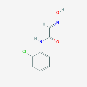 molecular formula C8H7ClN2O2 B187649 (2E)-N-(2-chlorophenyl)-2-(hydroxyimino)acetamide CAS No. 14722-82-8