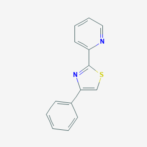 molecular formula C14H10N2S B187651 4-苯基-2-(2-吡啶基)噻唑 CAS No. 14384-67-9