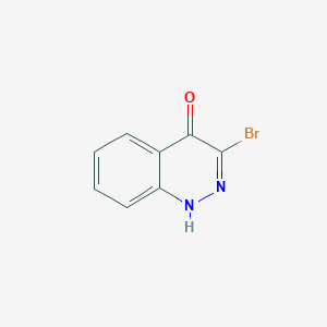 molecular formula C8H5BrN2O B187659 3-Bromocinnolin-4-ol CAS No. 19419-09-1